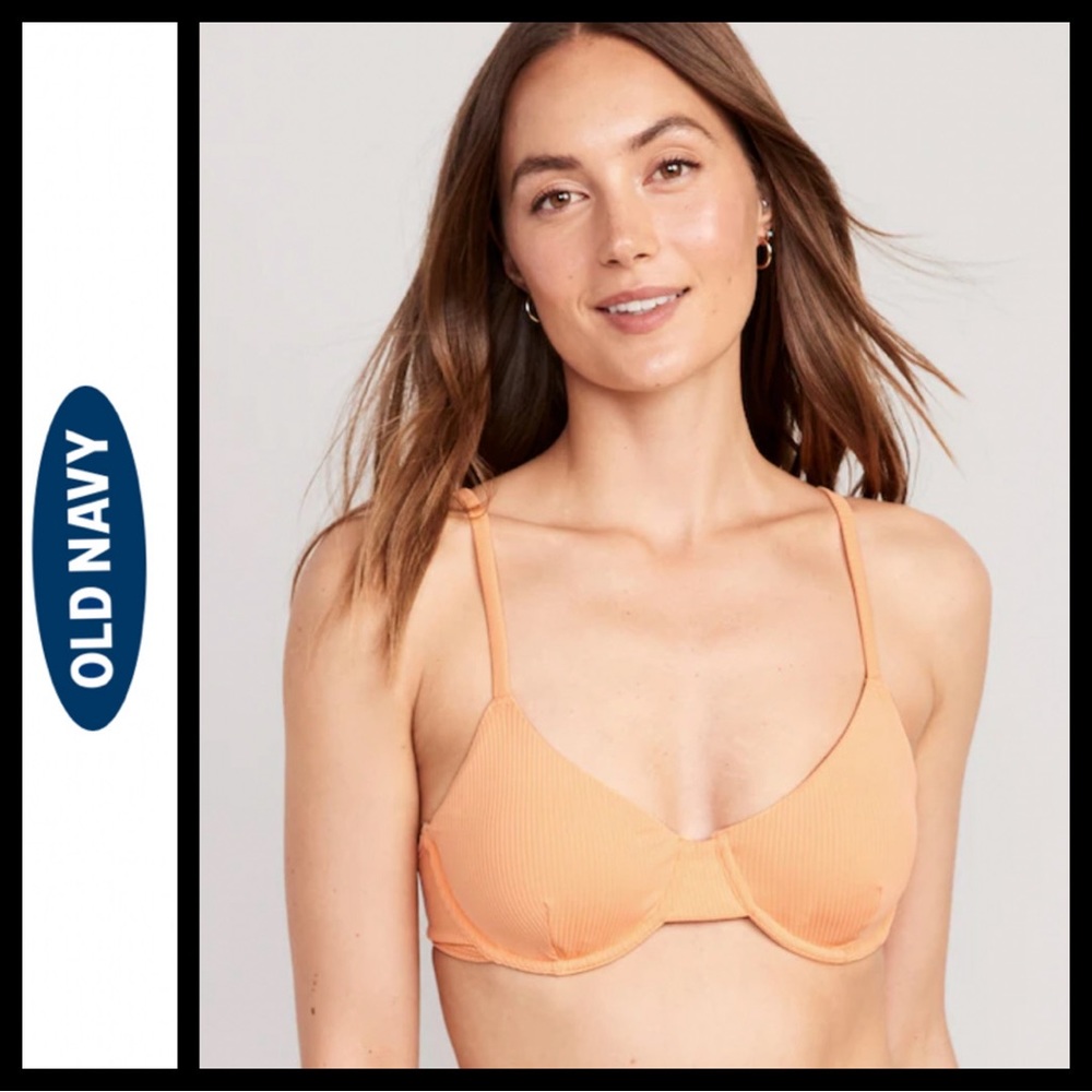 NWT Old Navy Underwire Rib Knit Bikini Top